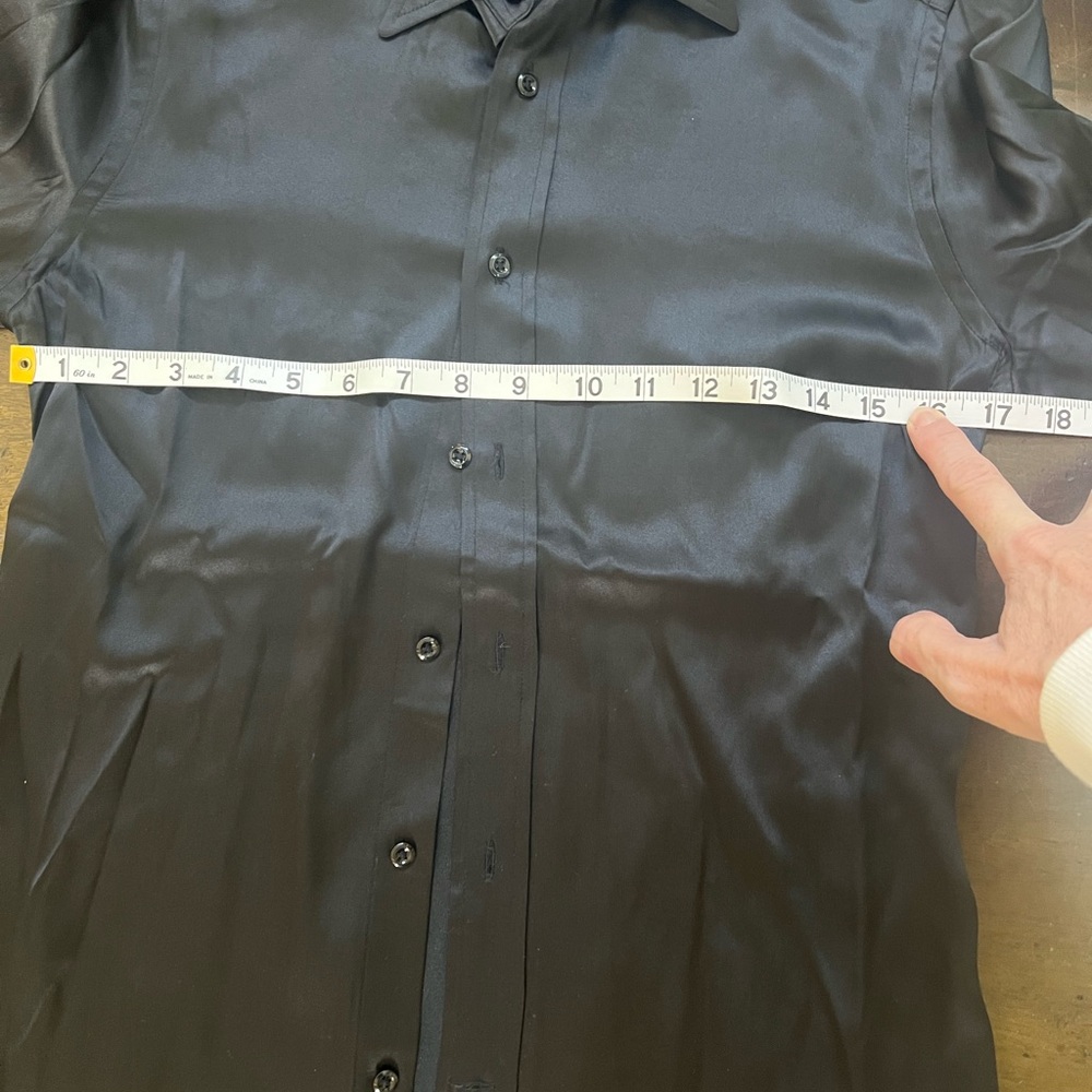 Ralph Lauren Black Silk Blouse - Picture 9 of 10